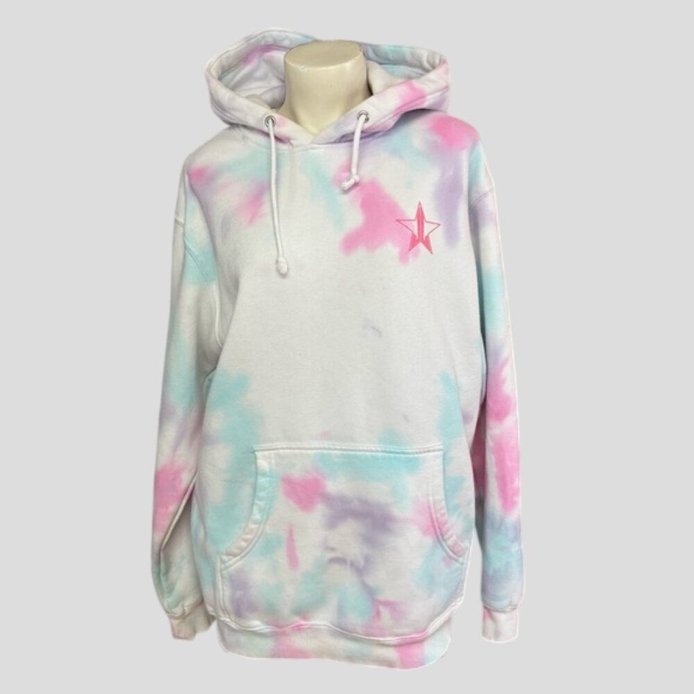 Jeffree Star Pastel Tye Dye Hoodie Size Small